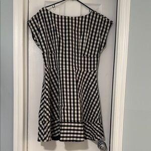 Kate Spade Black and White Checkered Dress